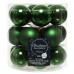 Набор елочных шаров Kaemingk 18 шт., 4 см, сосновый зеленый