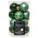Набор елочных шаров Kaemingk 16 шт. 3.5 см зеленые оттенки
