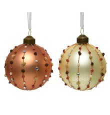Елочное украшение Шар микс Kaemingk 1 шт. 8 см Елочное украшение Шар микс Kaemingk 1 шт. 8 см