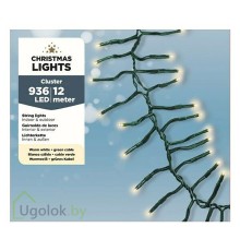 Гирлянда светодиодная 12 м Lumineo 936 LED теплый белый