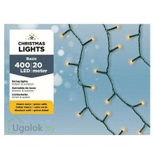 Гирлянда светодиодная 20 м Lumineo 400 LED теплый