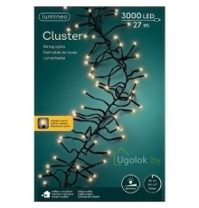 Гирлянда светодиодная 27 м Lumineo 3000 LED теплый