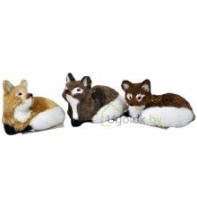 Фигурка новогодняя Лиса микс Kaemingk 1 шт. 10х7 см