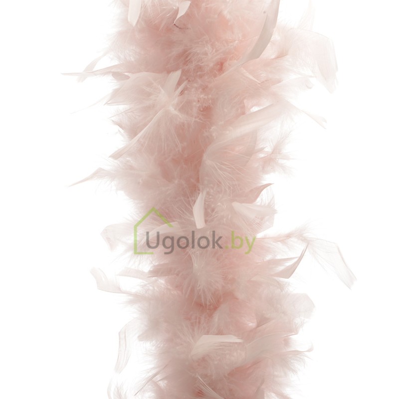 Гирлянда декоративная из перьев Боа Kaemingk 1.5 м розовый