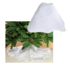 Юбка новогодняя под елку Kaemingk 100х0.1 см белый