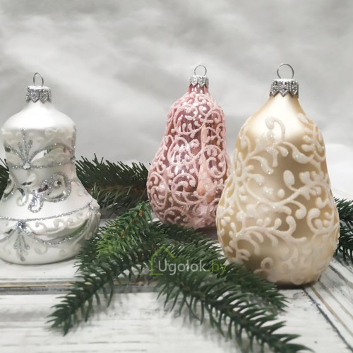 Ёлочная игрушка Звонок цвета в ассортименте (ручная работа) Ёлочная игрушка Звонок цвета в ассортименте (ручная работа)