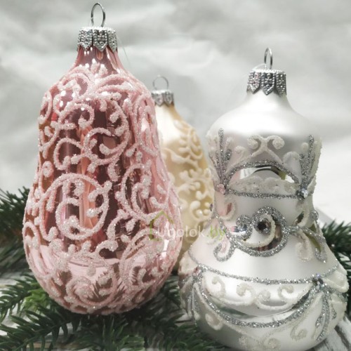 Ёлочная игрушка Звонок цвета в ассортименте (ручная работа) Ёлочная игрушка Звонок цвета в ассортименте (ручная работа)