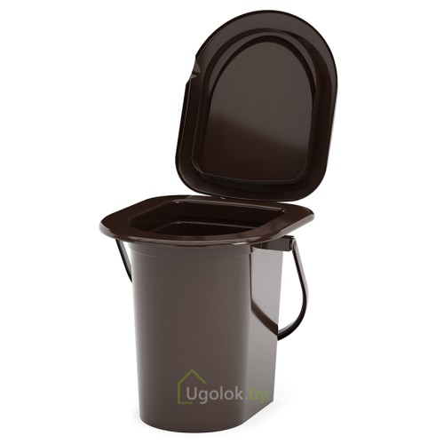 Ведро-туалет 17 л (мокко)