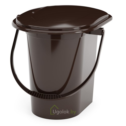 Ведро-туалет 17 л (мокко)