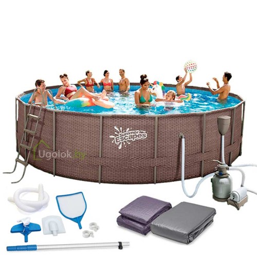 Каркасный бассейн Summer Escapes 487х132 см (P20-1652-S) Каркасный бассейн Summer Escapes 487х132 см (P20-1652-S)