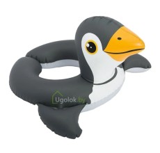 Круг надувной разъёмный Intex Пингвин 64х64 см (59220) 3-6 лет