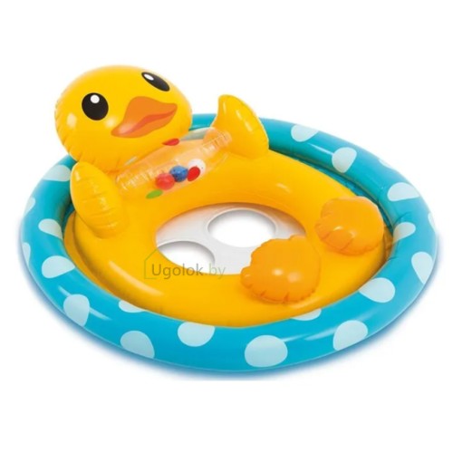 Надувной круг с трусиками Утенок Intex 59570 See Me Sit Pool Rider (от 3 до 4 лет)