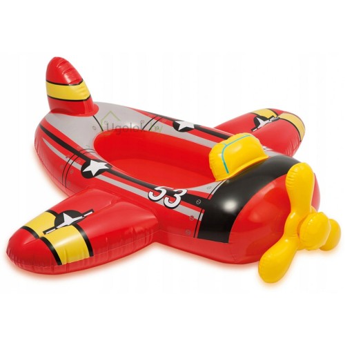 Надувная детская лодка для бассейна Самолетик Intex 119х114 см (59380) 3-6 лет Надувная детская лодка для бассейна Самолетик Intex 119х114 см (59380) 3-6 лет