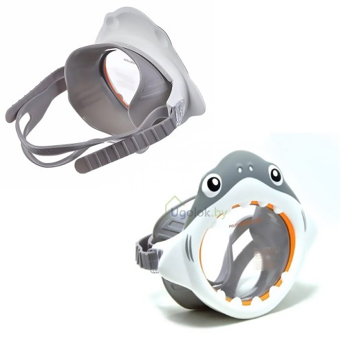 Маска для ныряния Акула Intex 55915 Fun Masks для детей 3-8 лет