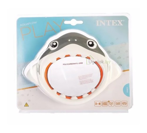 Маска для ныряния Акула Intex 55915 Fun Masks для детей 3-8 лет