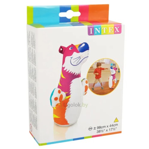 Игрушка-неваляшка надувная Тигр Intex 98х44 см (44669) 3+