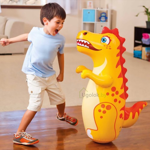 Игрушка-неваляшка надувная Динозаврик Intex 94х61 см (44669) 3+