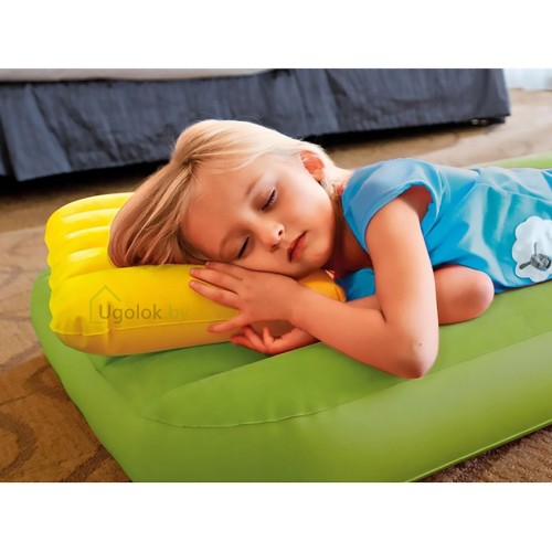 Подушка надувная Intex 68676 Kidz 43x28x9 см,  желтая