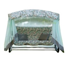 Качели садовые Olsa Турин Премиум Flower с1204 244х144х181 см