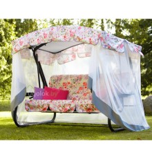 Качели садовые Olsa Турин Премиум Flower c1202 244х144х181 см