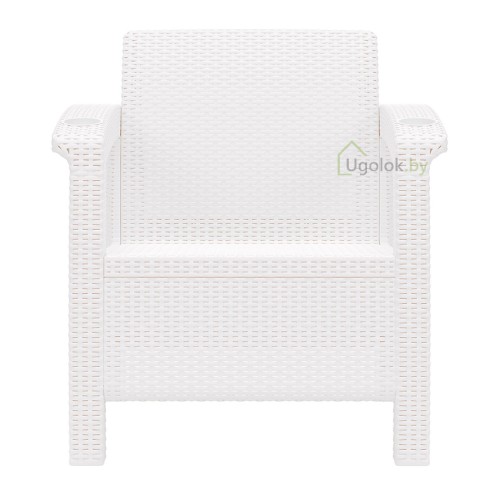 Набор из 2-ух кресел Ротанг-плюс 73x70x79 см без подушек (белое) Набор из 2-ух кресел Ротанг-плюс 73x70x79 см без подушек (белое)