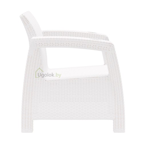 Набор из 2-ух кресел Ротанг-плюс 73x70x79 см без подушек (белое) Набор из 2-ух кресел Ротанг-плюс 73x70x79 см без подушек (белое)