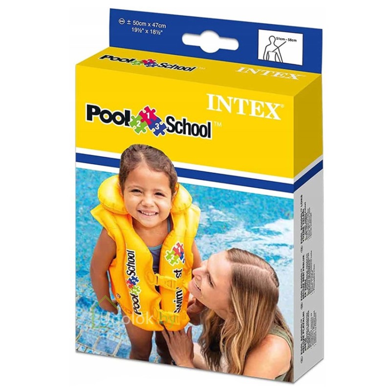 Надувной жилет Intex Deluxe Swim Vest Pool School 50x47 см (58660) 3-6 лет