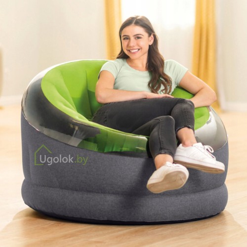 Надувное кресло Empire Chair Intex 68582 112х109х69 см (зеленый) Надувное кресло Empire Chair Intex 68582 112х109х69 см (зеленый)