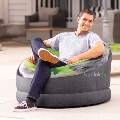Надувное кресло Empire Chair Intex 68582 112х109х69 см (зеленый) Надувное кресло Empire Chair Intex 68582 112х109х69 см (зеленый)