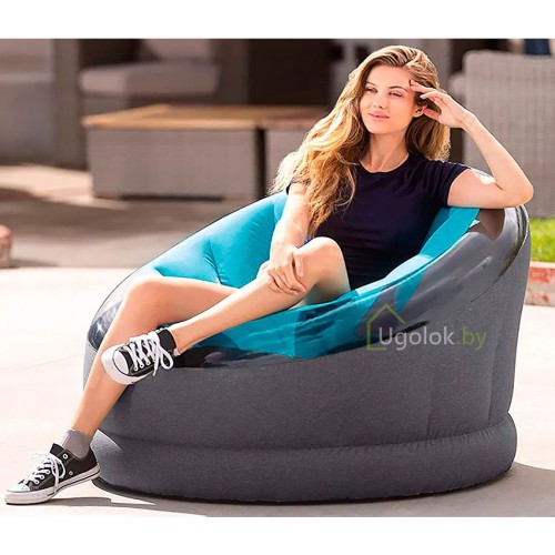 Надувное кресло Empire Chair Intex 68582 112х109х69 см (бирюзовый)