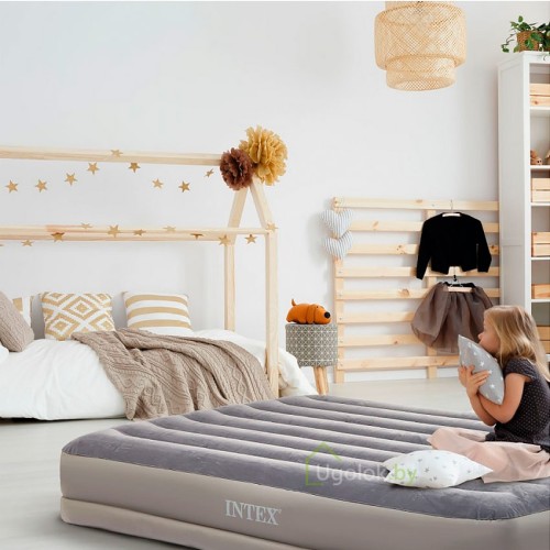 Кровать самонадувная Intex Prestige Mid-Rise USB, 203*152*30 (64114) Кровать самонадувная Intex Prestige Mid-Rise USB, 203*152*30 (64114)
