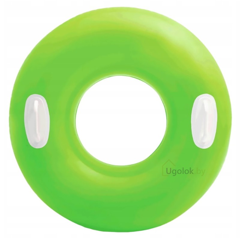 Круг надувной плавательный Intex Hi-Gloss 59258 76 см 8+ (зеленый)
