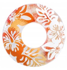 Круг надувной плавательный Clear Color 91 см Intex 59251NP 9+ (оранжевый)