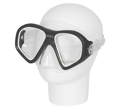 Маска для плавания Reef Rider от 14 лет Intex 55977 (черный) Маска для плавания Reef Rider от 14 лет Intex 55977 (черный)