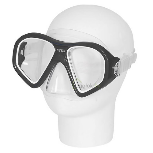 Маска для плавания Reef Rider от 14 лет Intex 55977 (черный)