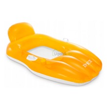 Надувной шезлонг-кресло 163x104 см Intex 56805 (оранжевый)