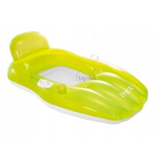 Надувной шезлонг-кресло 163x104 см Intex 56805 (салатовый)