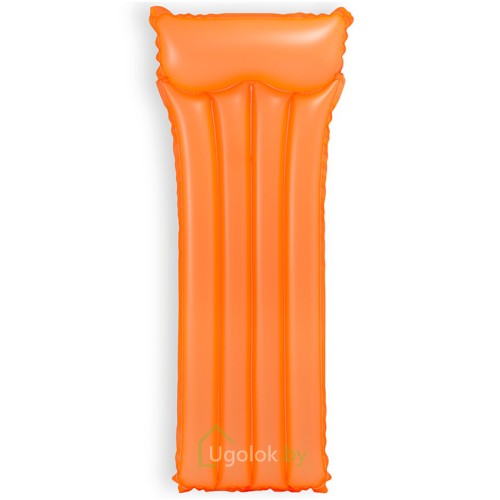 Матрас надувной для плавания Неон 183x76 см Intex 59717NP (оранжевый)