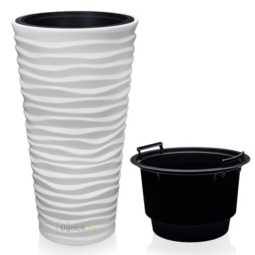 Кашпо Sandy 10/40 л (белый) Кашпо Sandy 10/40 л (белый)