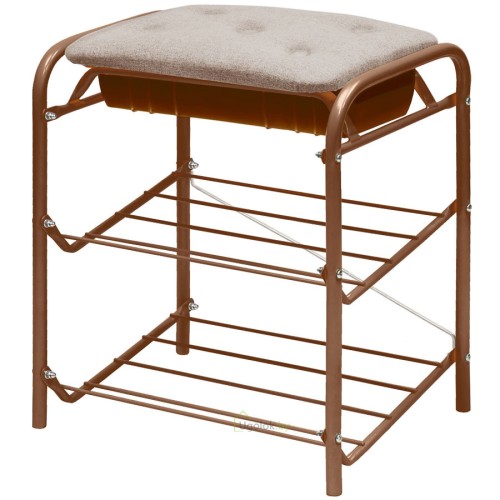 Банкетка с мягким сиденьем и ящиком NIKA БП2 (кофейный) Банкетка с мягким сиденьем и ящиком NIKA БП2 (кофейный)