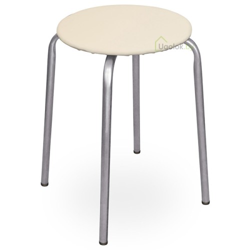 Табурет Эконом NIKA (слоновая кость) ТЭ02/СК Табурет Эконом NIKA (слоновая кость) ТЭ02/СК