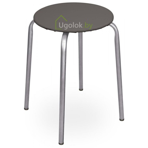 Табурет Эконом NIKA (темно-серый) ТЭ02/ТС Табурет Эконом NIKA (темно-серый) ТЭ02/ТС