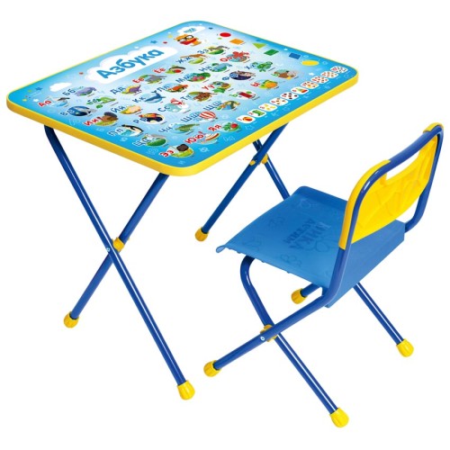 Комплект детской мебели NIKA Азбука/голубой (КП/9) Комплект детской мебели NIKA Азбука/голубой (КП/9)