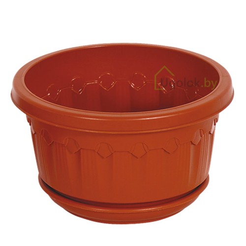 Кашпо подвесное 1.4 л Флавия (терракотовый)