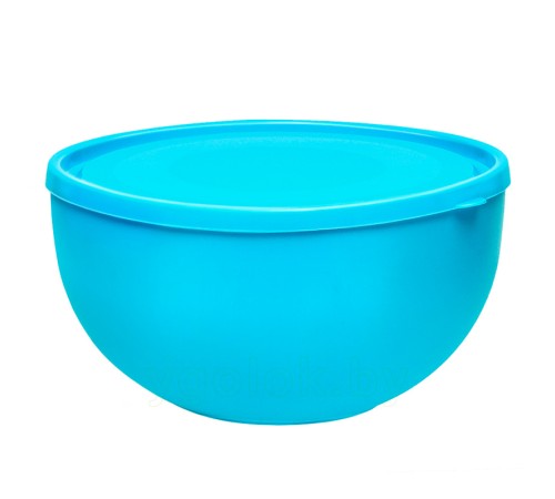 Салатница 2.5 л с крышкой (бирюзовый)