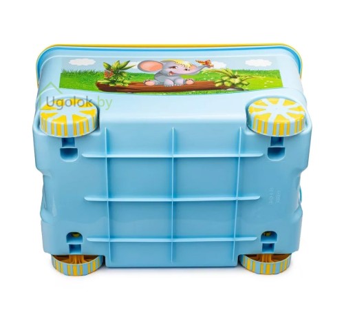 Ящик для игрушек KidsBox на колёсах (лавандово/розовый) Ящик для игрушек KidsBox на колёсах (лавандово/розовый)