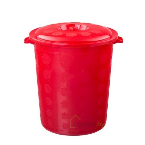 Бак универсальный 50 л с крышкой (красный)
