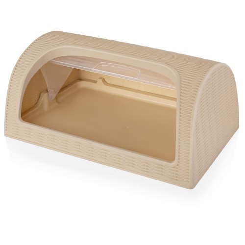 Хлебница пластиковая Elegance (бежевый)