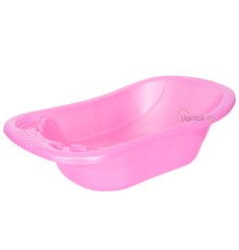 Ванна детская со сливным клапаном 50 л (розовый)