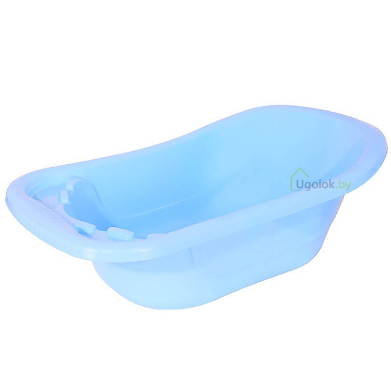 Ванна детская со сливным клапаном 50 л (голубой)